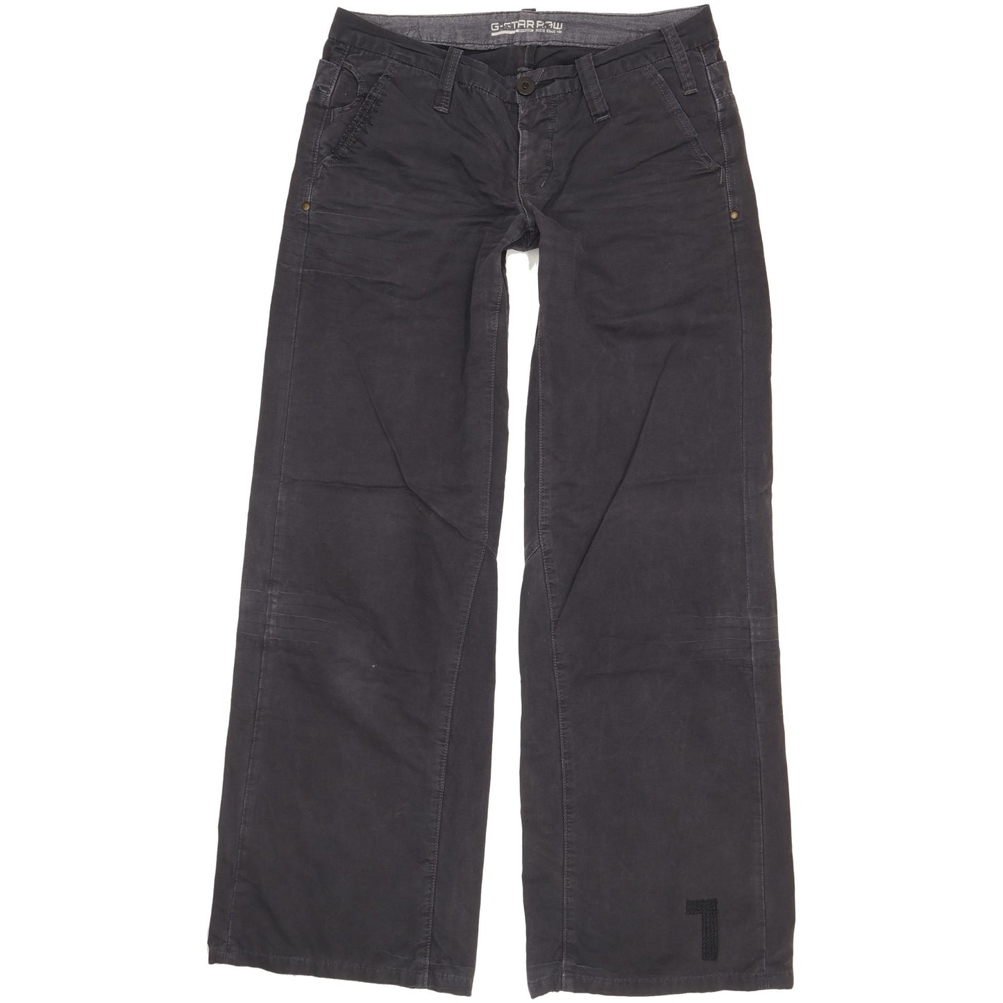 G-Star Dexter Women Navy Wide-Leg Slim Jeans W28 L31