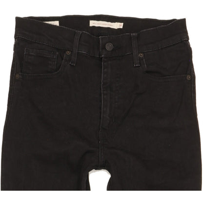 Levi's Mile Black Skinny Slim Stretch Jeans High Waisted W28 L31