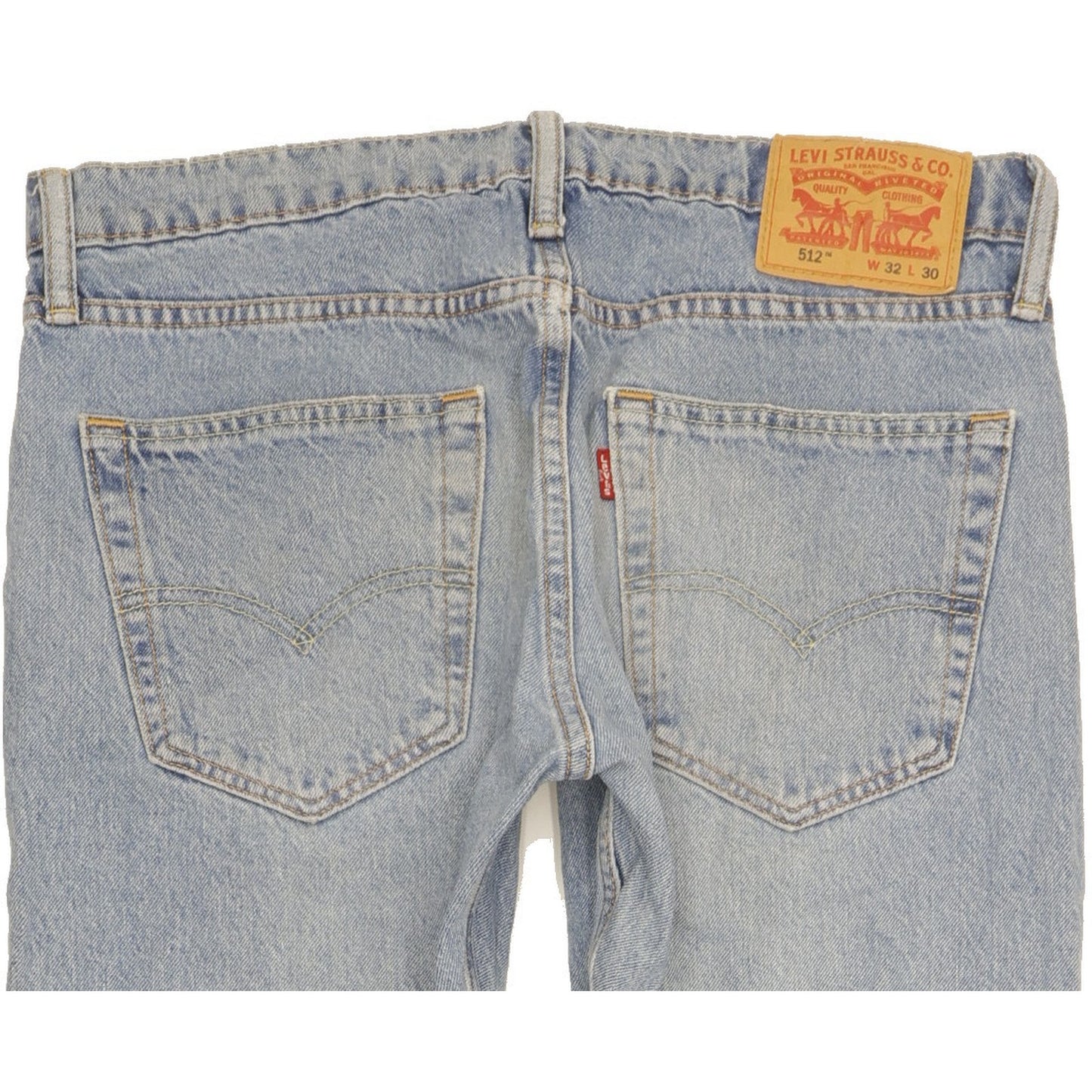 Levi's 512 Men Blue Tapered Slim Stretch Jeans W32 L28