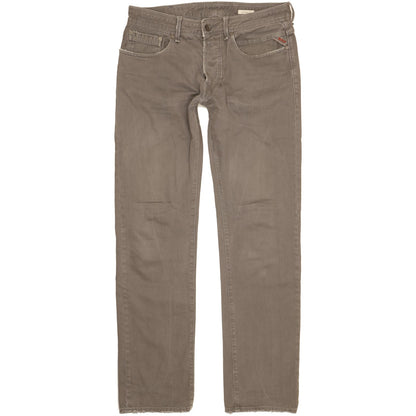 Replay Lenaldo Men Grey Straight Regular Jeans W33 L34