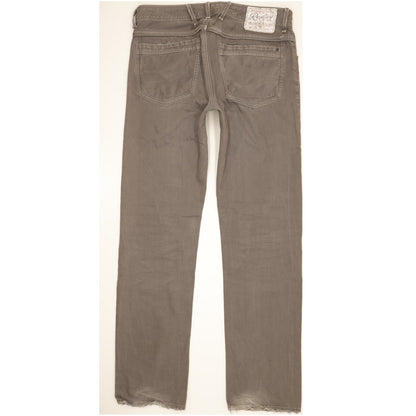 Replay Lenaldo Men Grey Straight Regular Jeans W33 L34