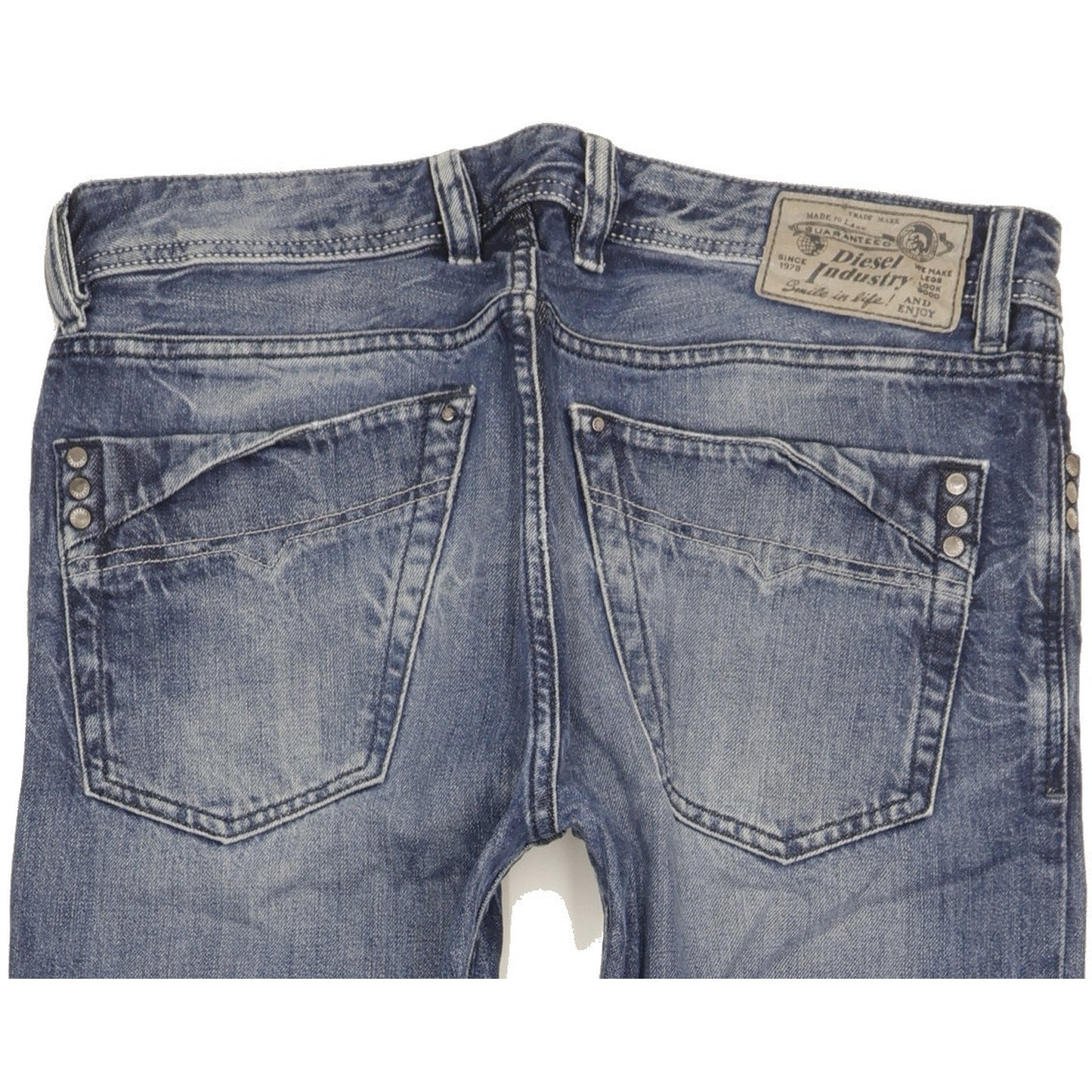 Diesel Mennit Men Blue Straight Regular Jeans W31 L30