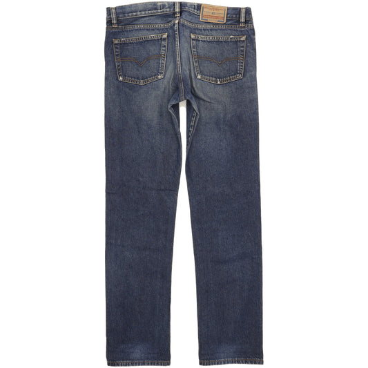 Diesel Zerox Men Blue Straight Slim Jeans W33 L34