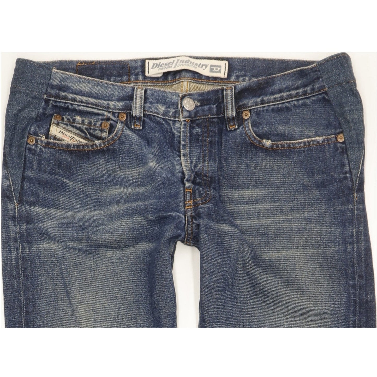 Diesel Zerox Men Blue Straight Slim Jeans W33 L34
