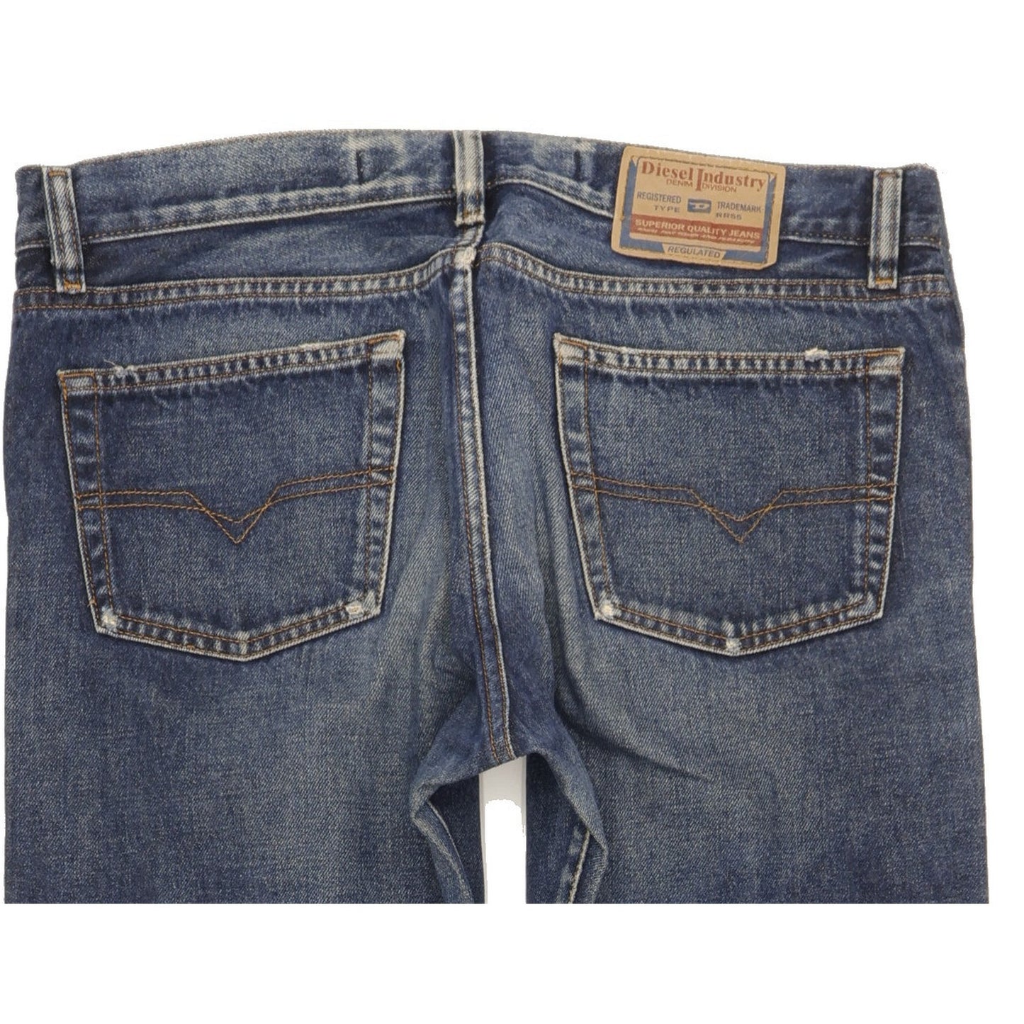 Diesel Zerox Men Blue Straight Slim Jeans W33 L34