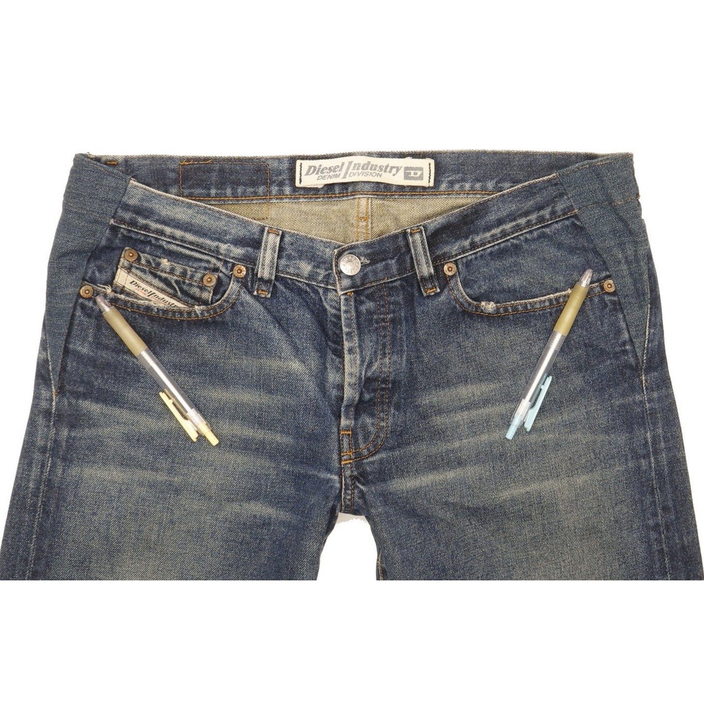 Diesel Zerox Men Blue Straight Slim Jeans W33 L34