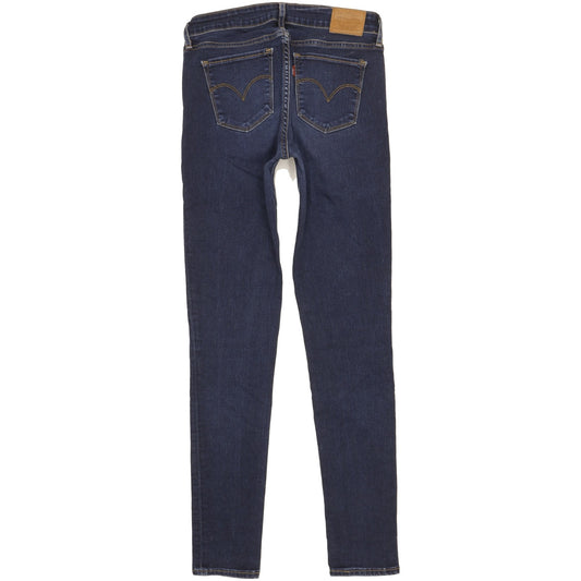 Levi's 711 Women Blue Skinny Slim Stretch Jeans W28 L32