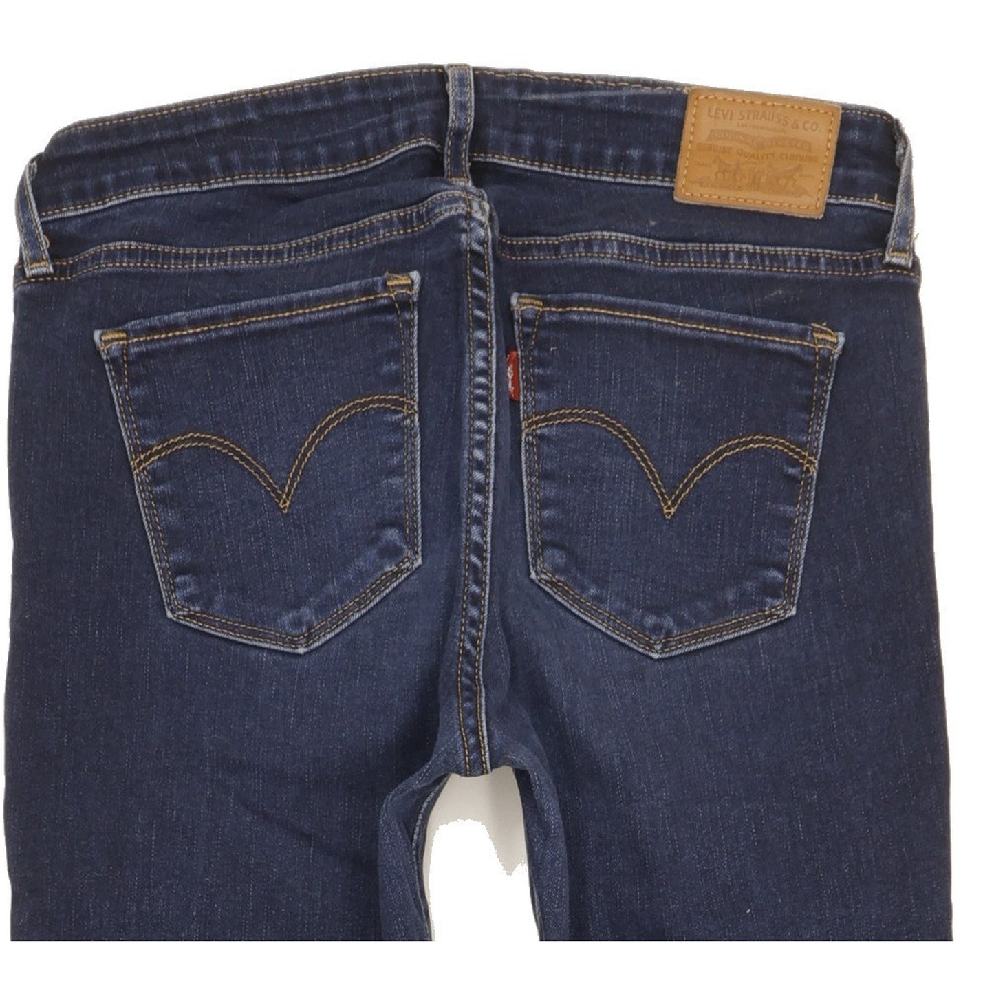 Levi's 711 Women Blue Skinny Slim Stretch Jeans W28 L32