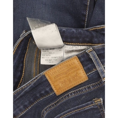 Levi's 711 Women Blue Skinny Slim Stretch Jeans W28 L32