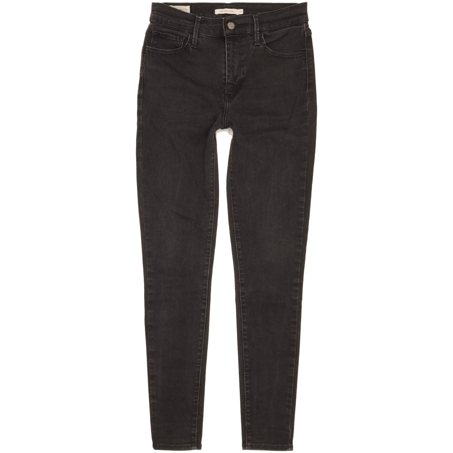 Levi's 720 Women Black Skinny Slim Stretch Jeans W29 L29