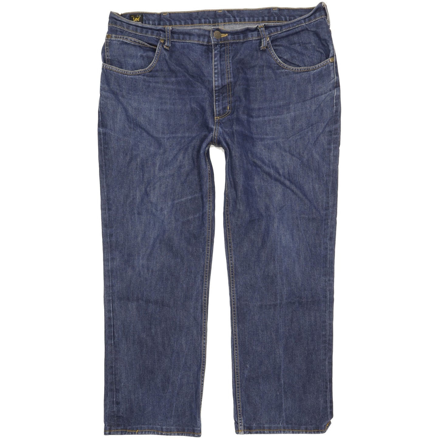Lee Brooklyn Men Blue Straight Regular Jeans W42 L28