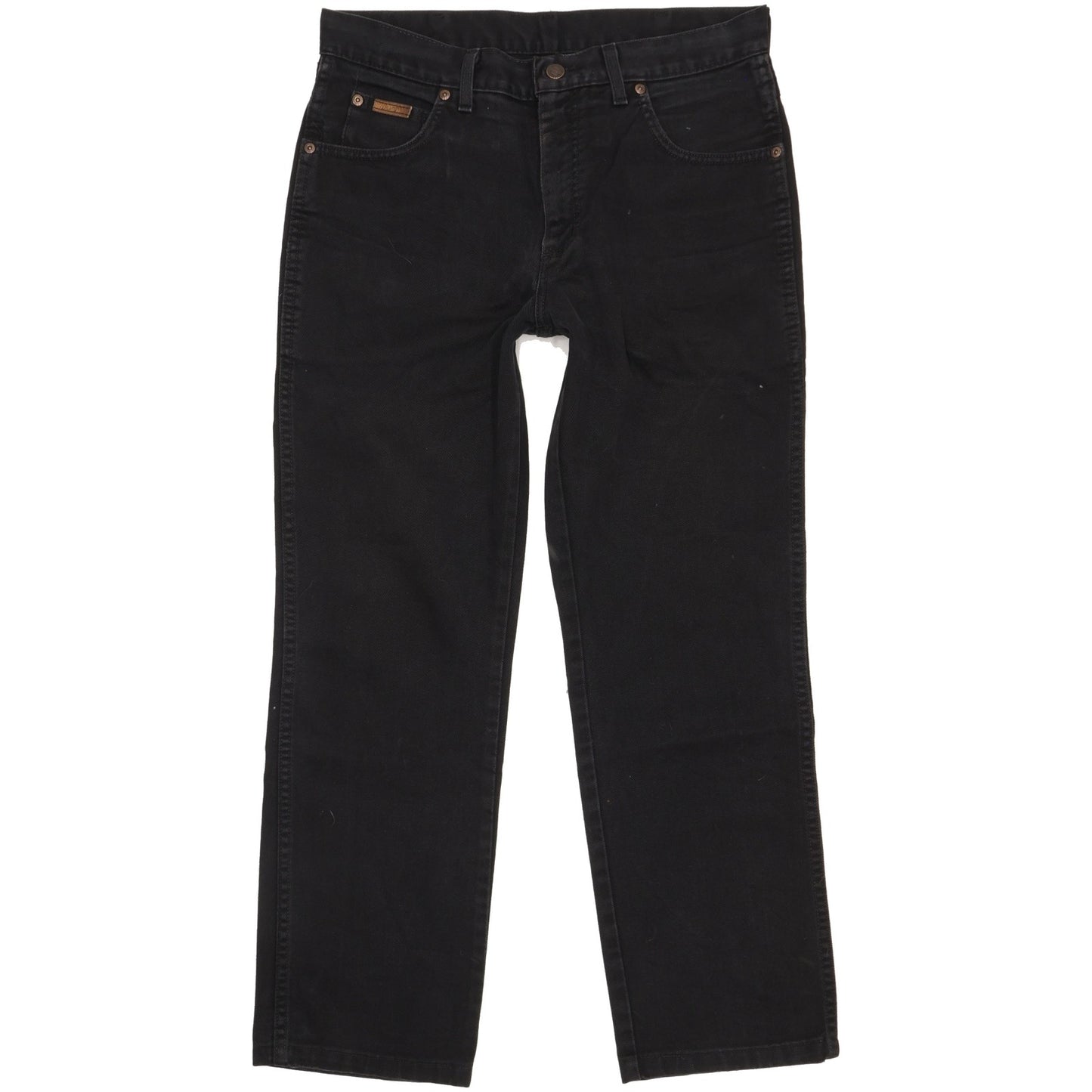 Wrangler Texas Men Black Straight Regular Jeans W33 L29