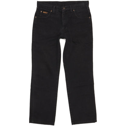 Wrangler Texas Men Black Straight Regular Jeans W33 L29