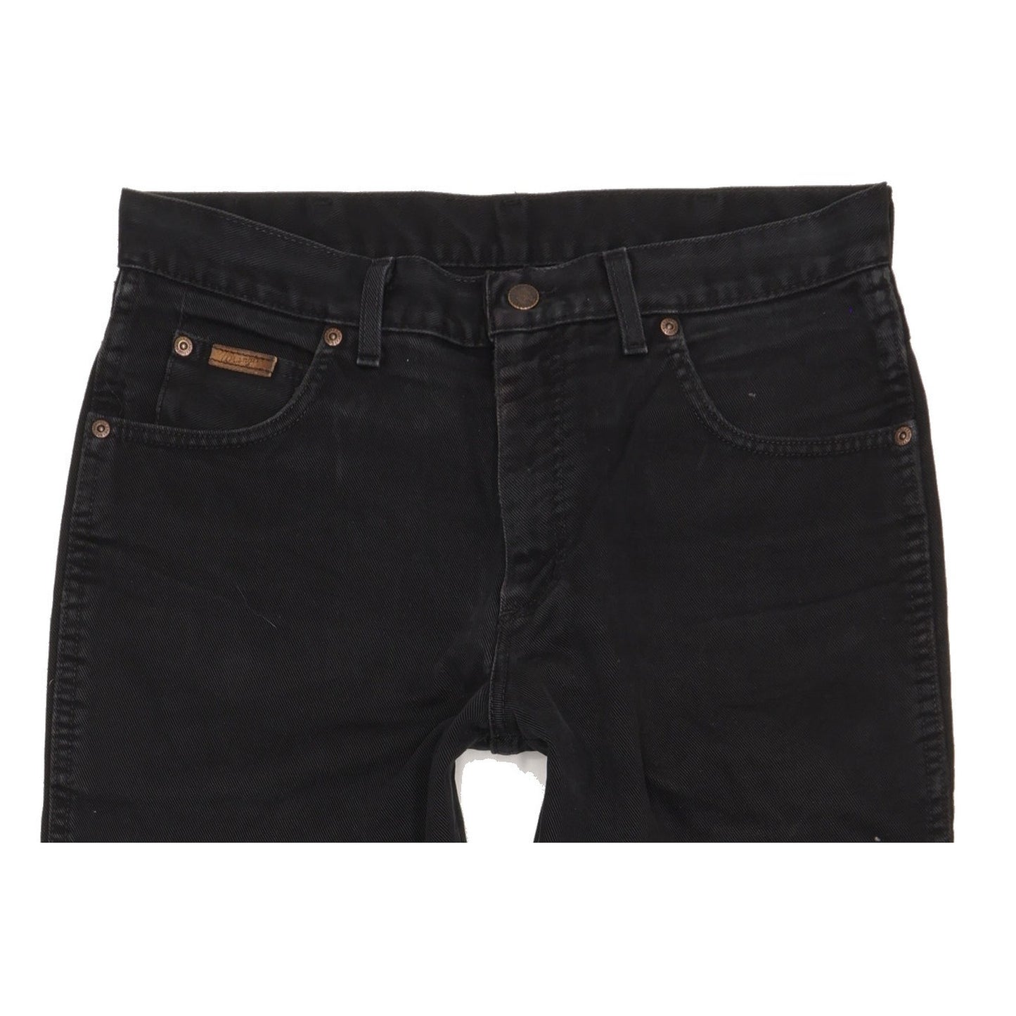 Wrangler Texas Men Black Straight Regular Jeans W33 L29