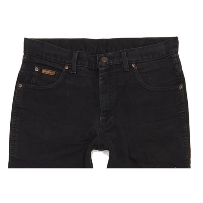 Wrangler Texas Men Black Straight Regular Jeans W33 L29