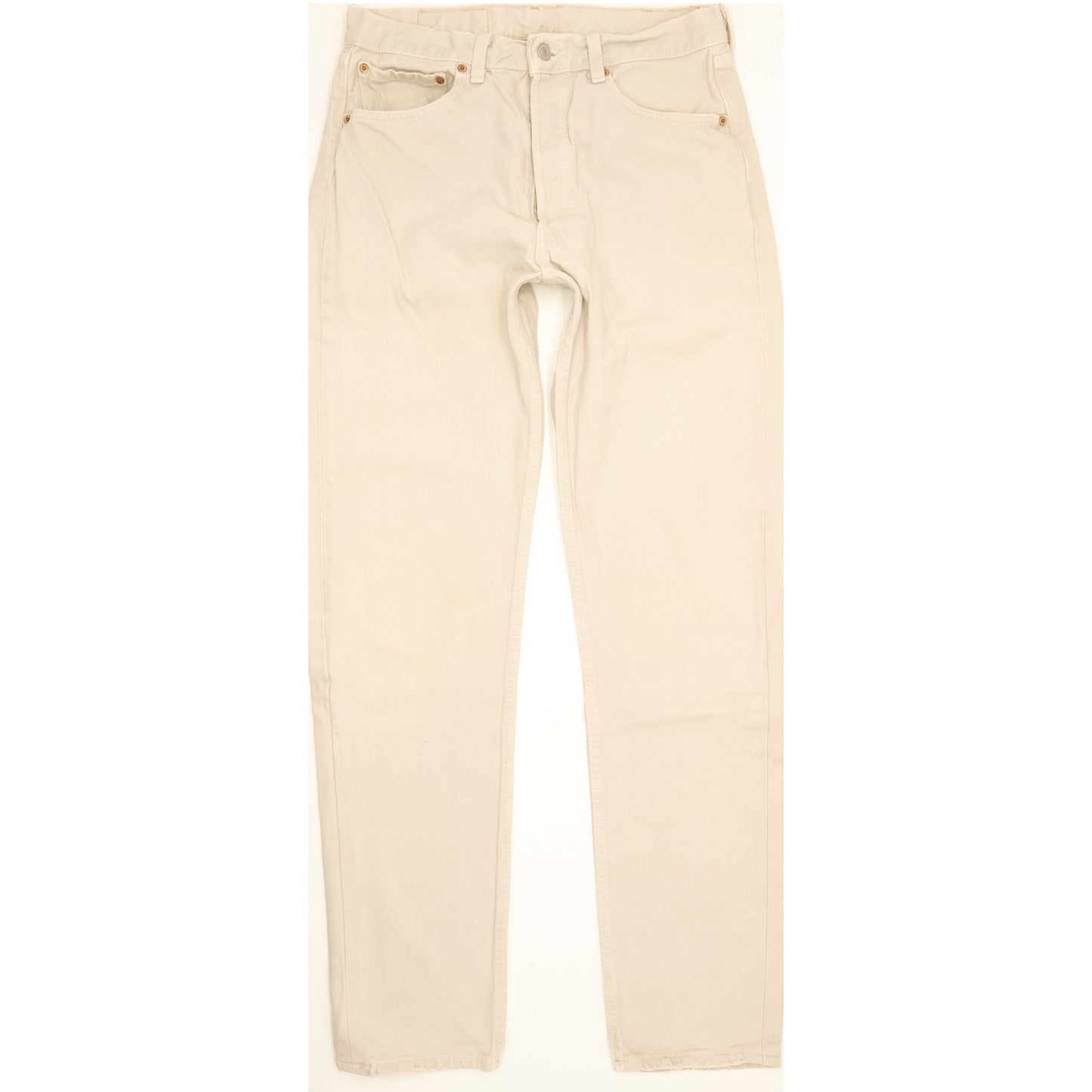 Levi's 501 Made in USA Men Beige Straight Regular Jeans W31 L33