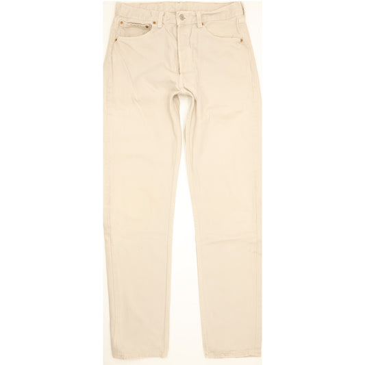 Levi's 501 Made in USA Men Beige Straight Regular Jeans W31 L33