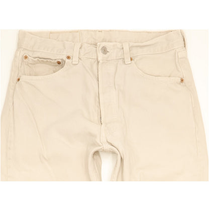 Levi's 501 Made in USA Men Beige Straight Regular Jeans W31 L33