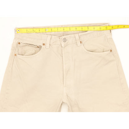 Levi's 501 Made in USA Men Beige Straight Regular Jeans W31 L33