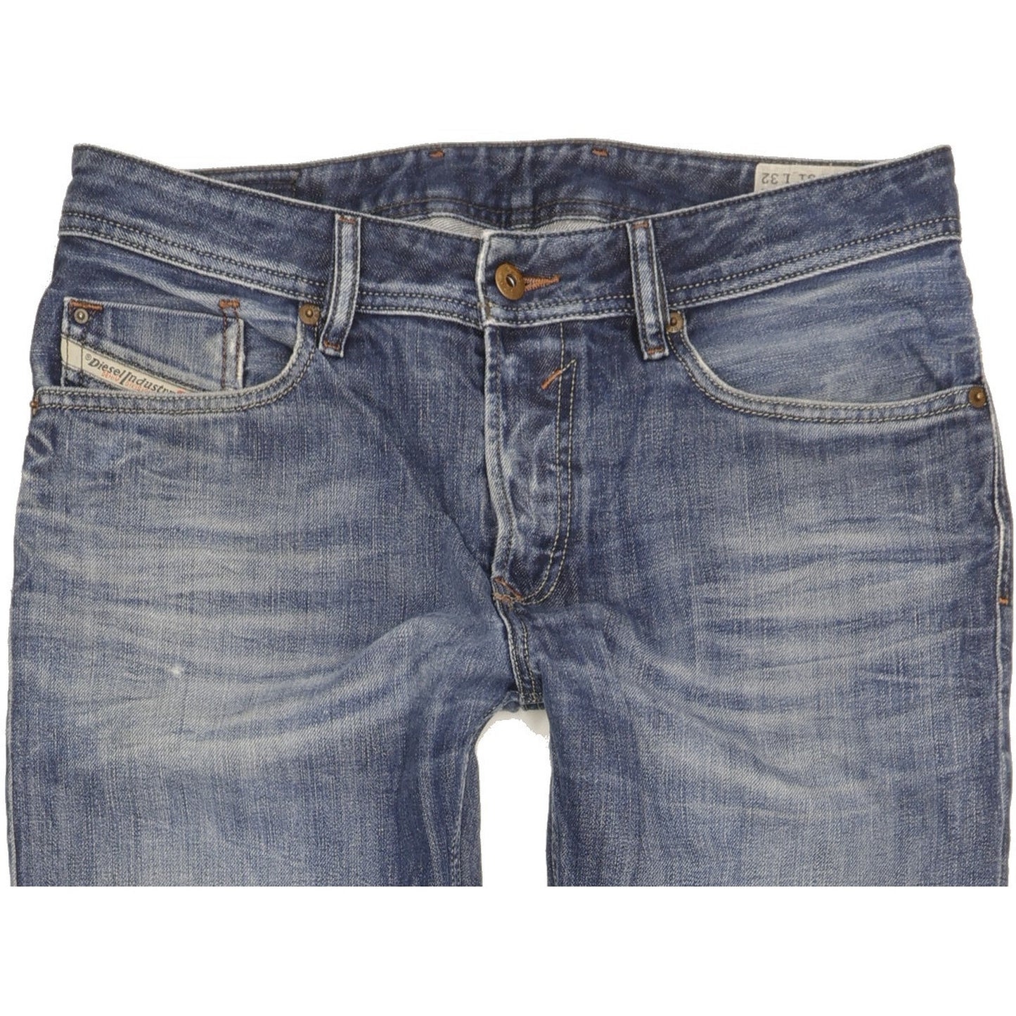 Diesel Waykee Men Blue Straight Regular Jeans W31 L31
