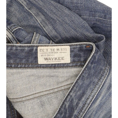 Diesel Waykee Men Blue Straight Regular Jeans W31 L31