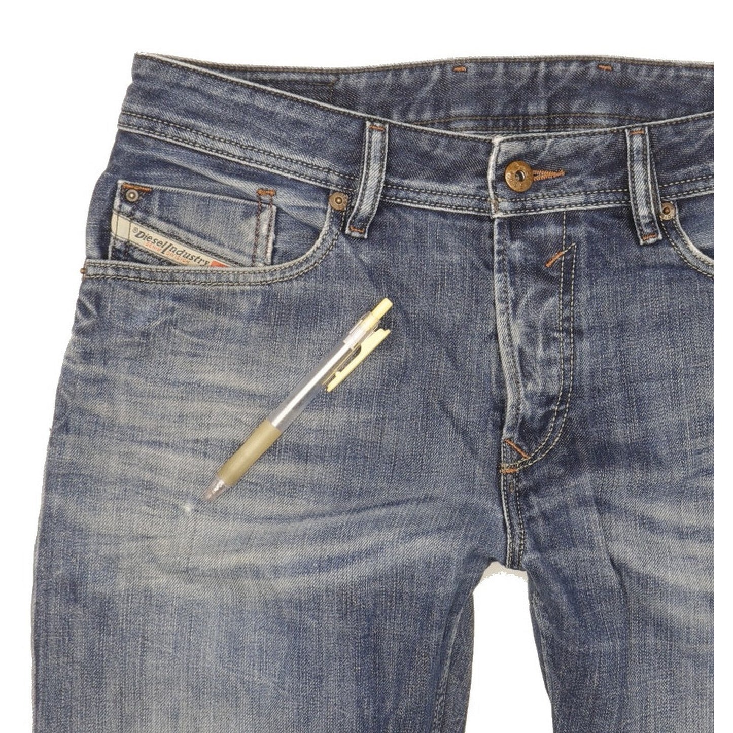 Diesel Waykee Men Blue Straight Regular Jeans W31 L31
