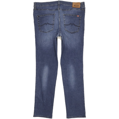 Mustang Tramper Men Blue Tapered Regular Stretch Jeans W38 L32
