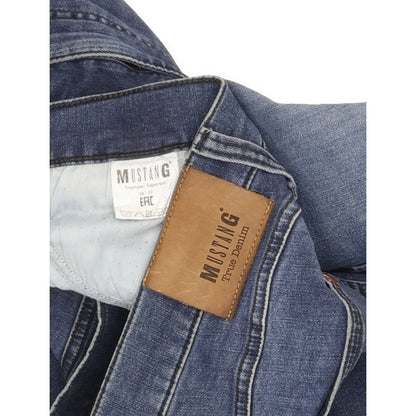 Mustang Tramper Men Blue Tapered Regular Stretch Jeans W38 L32