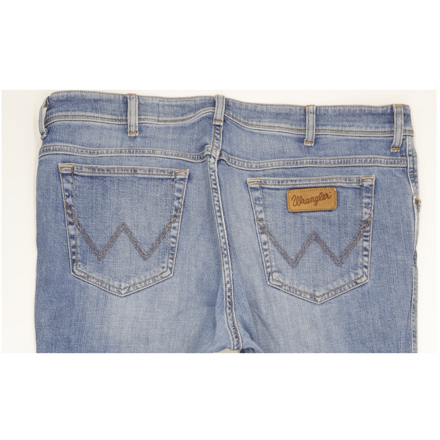 Wrangler Texas Men Blue Straight Regular Stretch Jeans W40 L31