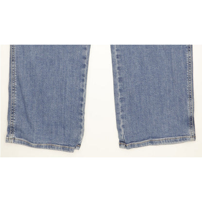 Wrangler Texas Men Blue Straight Regular Stretch Jeans W40 L31