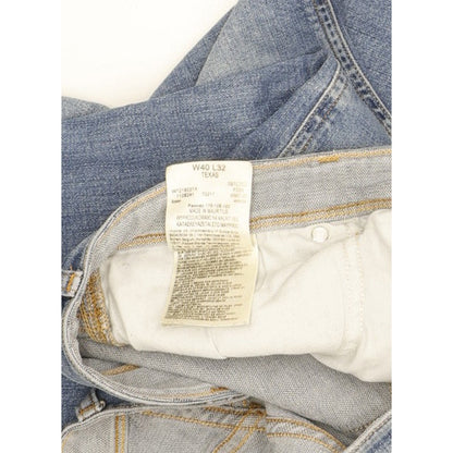 Wrangler Texas Men Blue Straight Regular Stretch Jeans W40 L31