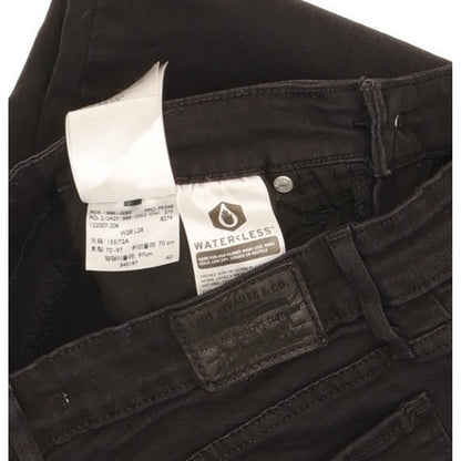 Levi's 711 Women Black Skinny Slim Stretch Jeans W28 L27