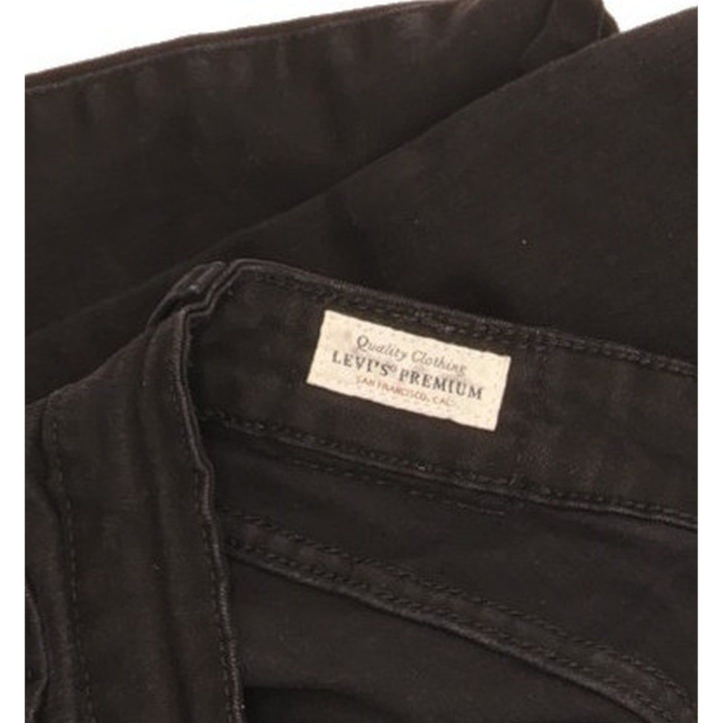 Levi's 711 Women Black Skinny Slim Stretch Jeans W28 L27