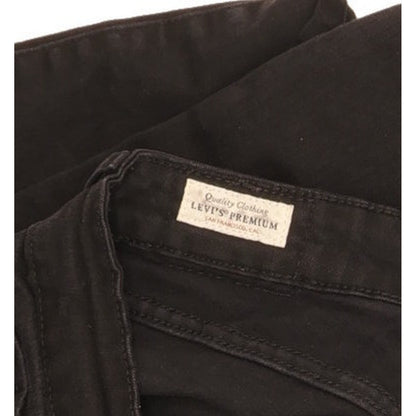 Levi's 711 Women Black Skinny Slim Stretch Jeans W28 L27
