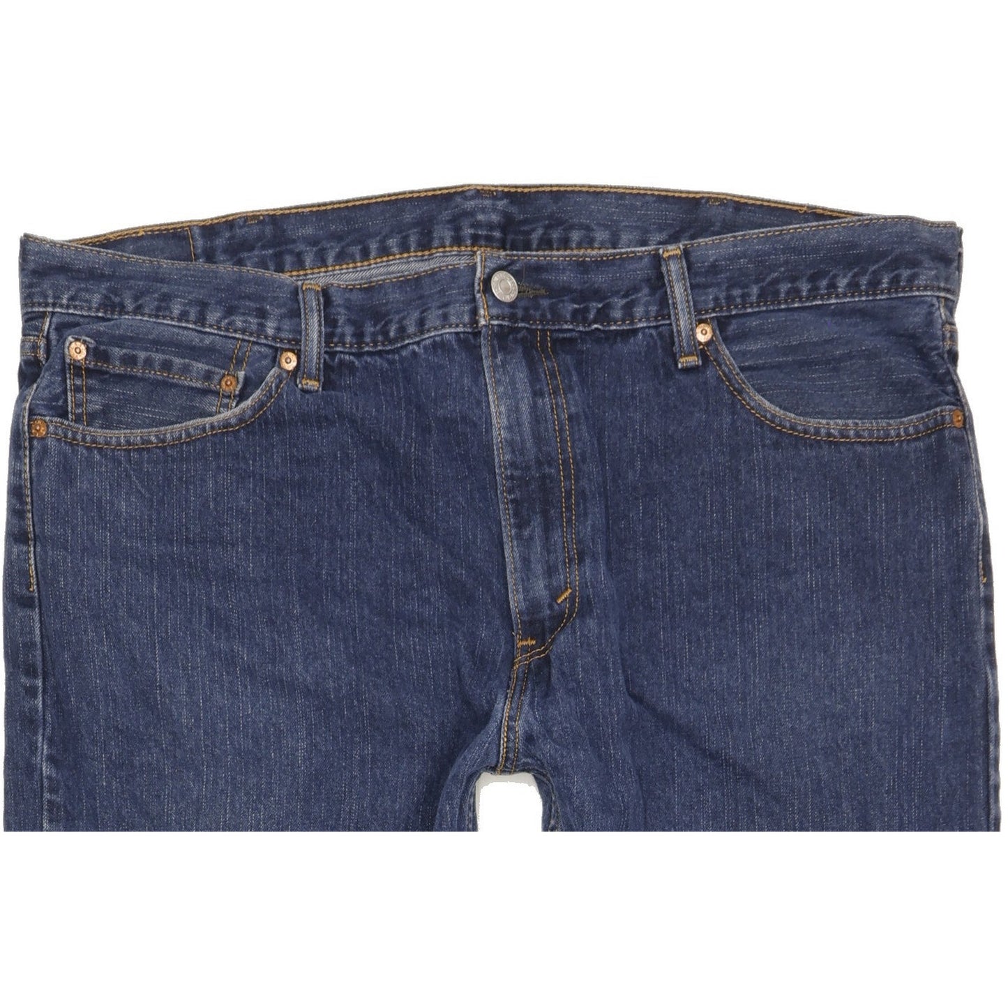 Levi's 504 Men Blue Straight Regular Stretch Jeans W40 L27