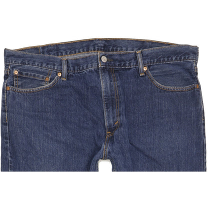 Levi's 504 Men Blue Straight Regular Stretch Jeans W40 L27