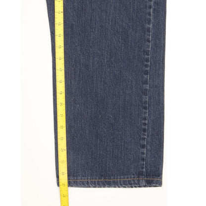Levi's 504 Men Blue Straight Regular Stretch Jeans W40 L27
