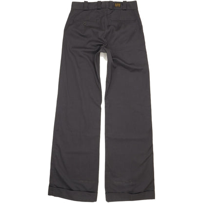 G-Star Grey Wide-Leg Relaxed Trousers High Waisted W30 L36