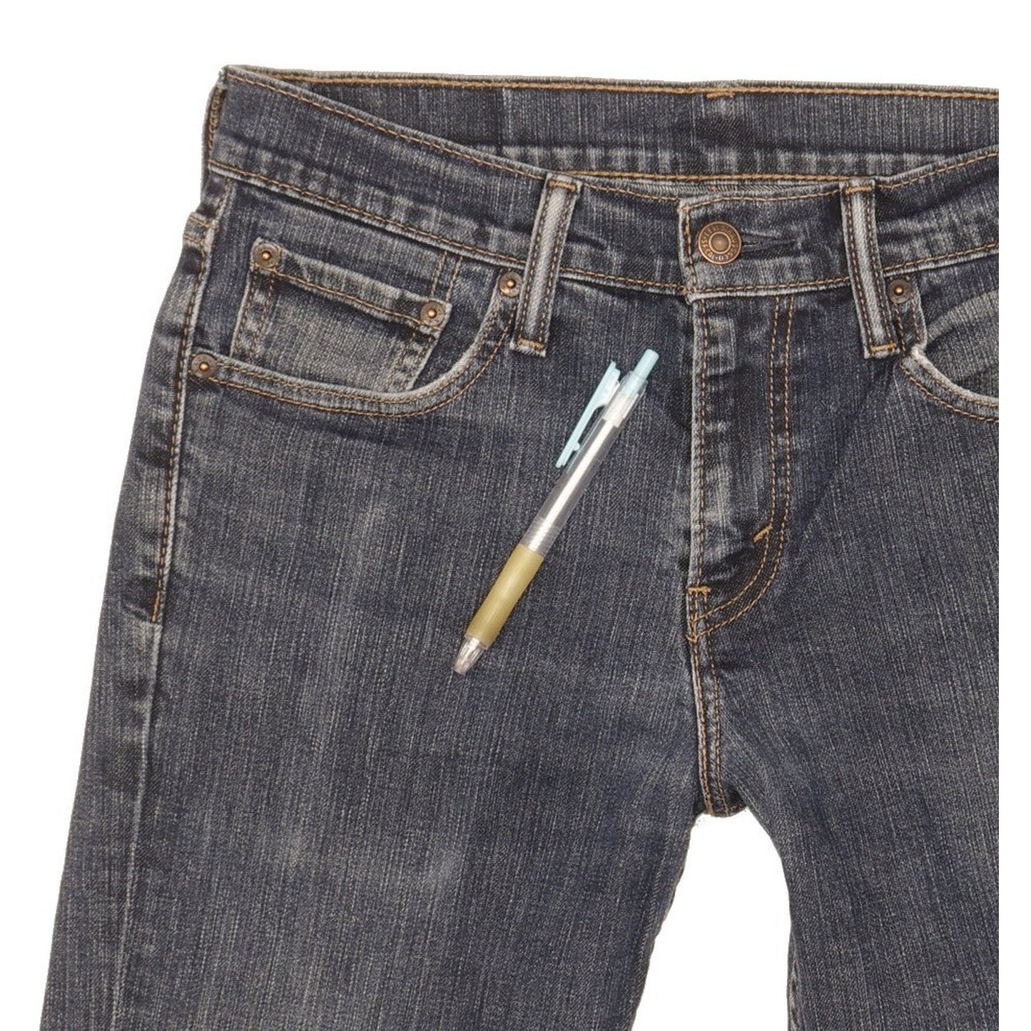 Levi's 511 Men Blue Straight Slim Stretch Jeans W30 L32