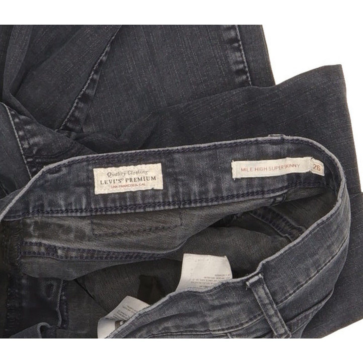 Levi's Mile Women Blue Skinny Slim Stretch Jeans W26 L29