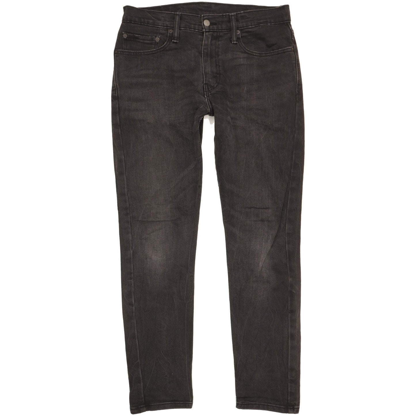 Levi's 512 Men Black Tapered Slim Stretch Jeans W32 L30