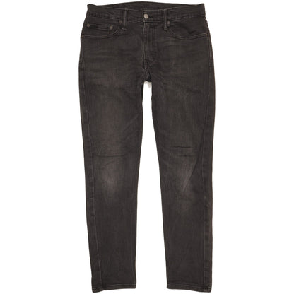 Levi's 512 Men Black Tapered Slim Stretch Jeans W32 L30