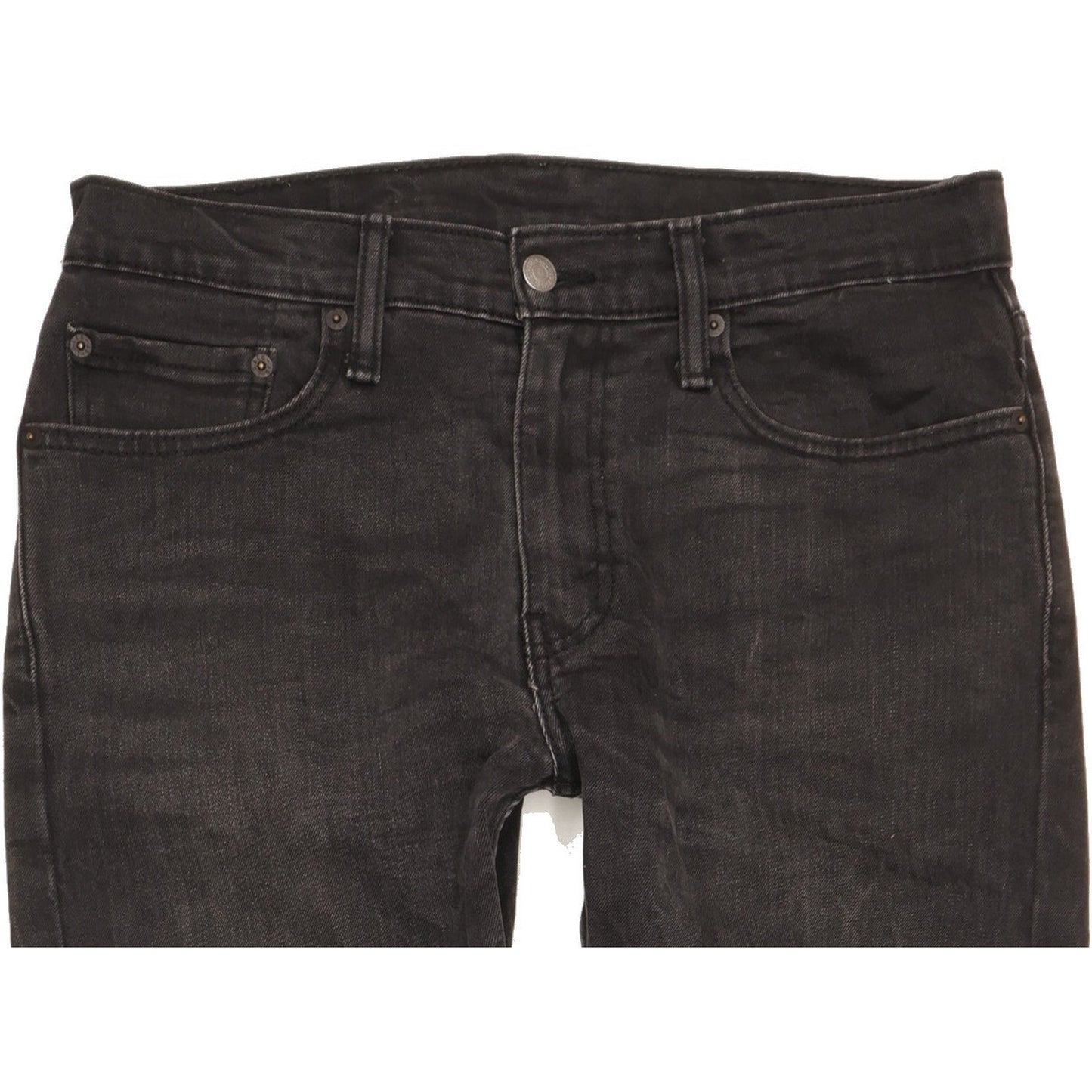 Levi's 512 Men Black Tapered Slim Stretch Jeans W32 L30