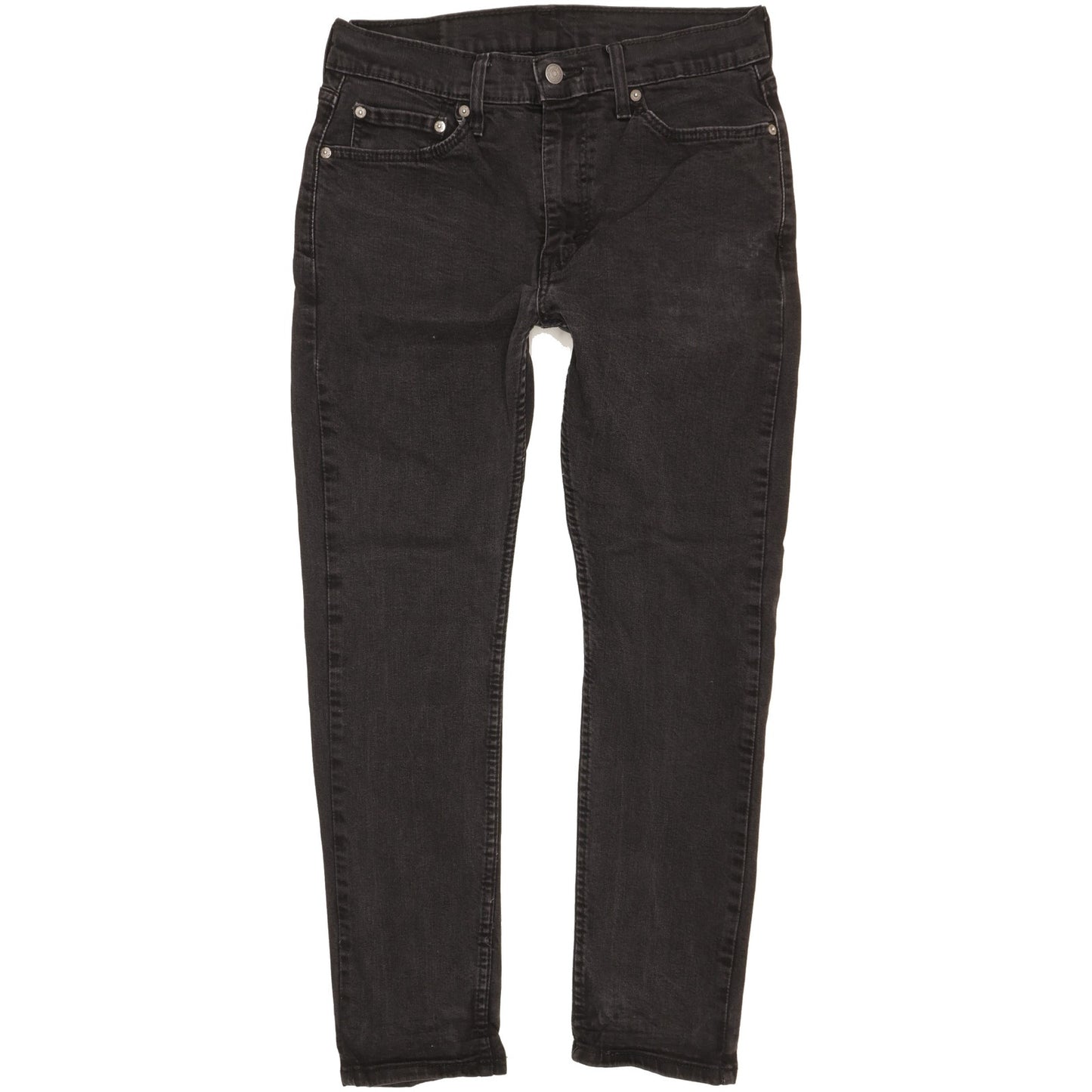 Levi's 510 Men Black Skinny Slim Stretch Jeans W32 L27