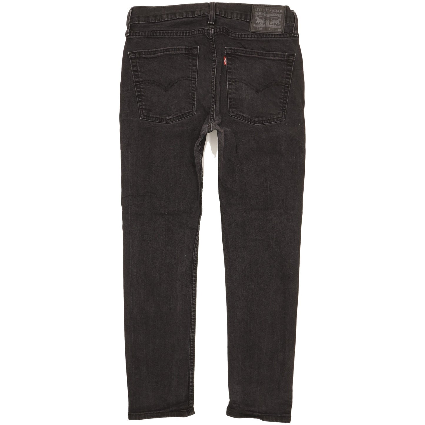 Levi's 510 Men Black Skinny Slim Stretch Jeans W32 L27