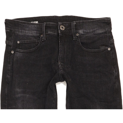 G-Star Revend Men Black Skinny Slim Stretch Jeans W29 L34