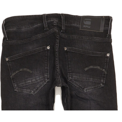 G-Star Revend Men Black Skinny Slim Stretch Jeans W29 L34