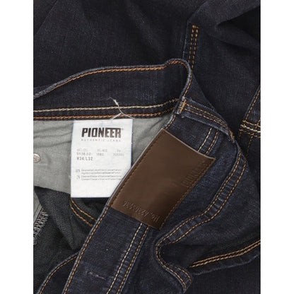 Pioneer Rando Men Blue Straight Regular Stretch Jeans W34 L32