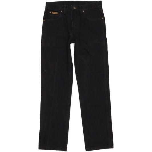 Wrangler Texas Men Black Straight Regular Jeans W31 L31