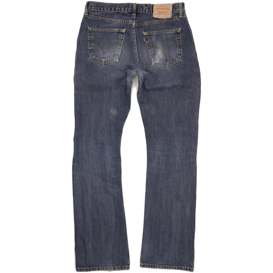 Levi's 757 Men Blue Bootcut Regular Jeans W34 L34